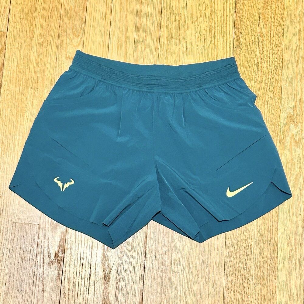 Nike Court Rafa Men's Custom Athlete Dri-FIT ADV 7" Spruce Green Tennis Shorts